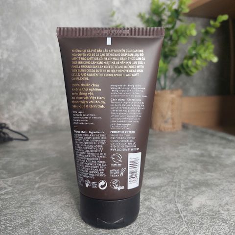 Tẩy Da Chết Mặt Cocoon Cà Phê Đắk Lắk 150ml - Chăm Sóc Da Mặt, Giúp Da Rạng Rỡ, Căng Bóng Với Hạt Cà Phê Thiên Nhiên