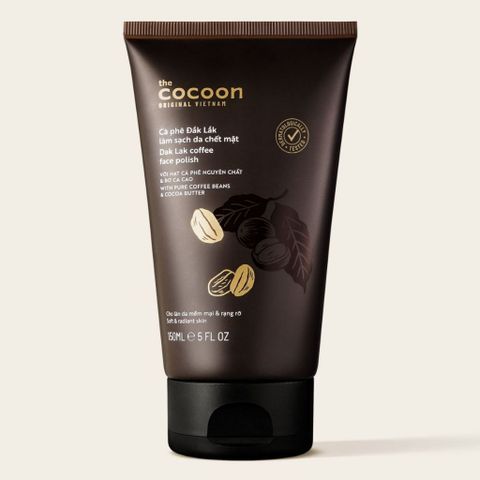 Tẩy Da Chết Mặt Cocoon Cà Phê Đắk Lắk 150ml - Chăm Sóc Da Mặt, Giúp Da Rạng Rỡ, Căng Bóng Với Hạt Cà Phê Thiên Nhiên