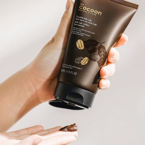 Tẩy Da Chết Mặt Cocoon Cà Phê Đắk Lắk 150ml - Chăm Sóc Da Mặt, Giúp Da Rạng Rỡ, Căng Bóng Với Hạt Cà Phê Thiên Nhiên
