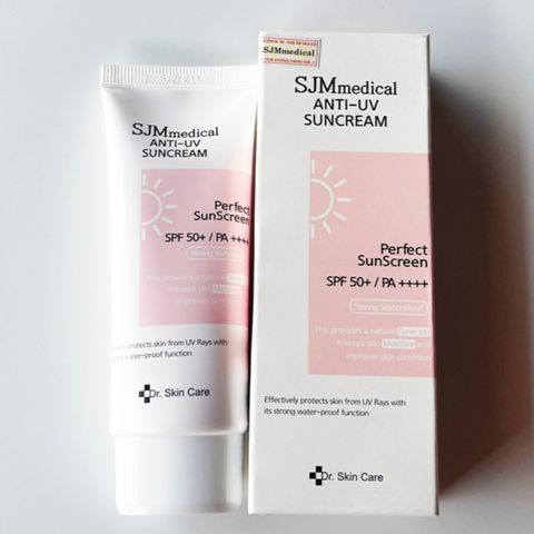 Kem Chống Nắng SJM Medical Anti UV Perfect SunScreen SPF50+ PA++++ Hàn Quốc - Dưỡng Ẩm, Giảm Kích Ứng, Bảo Vệ Da Toàn Diện 60gr