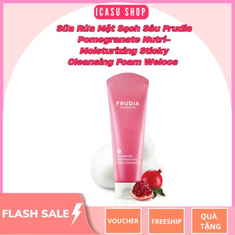 Sữa Rửa Mặt Frudia Thạch Lựu - Bọt Sạch Sâu Dưỡng Ẩm Kích Thích Đàn Hồi Da - 145ml Hàn Quốc