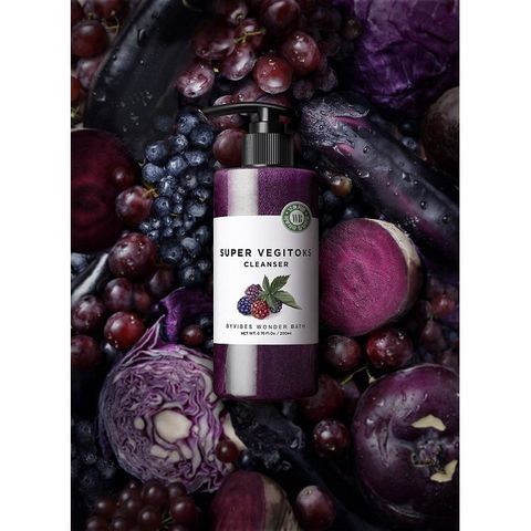 Sữa Rửa Mặt Super Vegitoks Cleanser Purple - 300ml