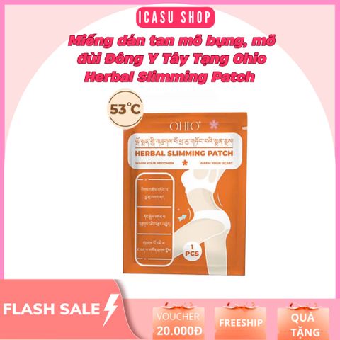 Miếng Dán Tan Mỡ Bụng Ohio Herbal Slimming Patch - Giảm Cân Nhanh Chóng Cho Vòng Eo Thon Gọn, An Toàn Từ Thiên Nhiên