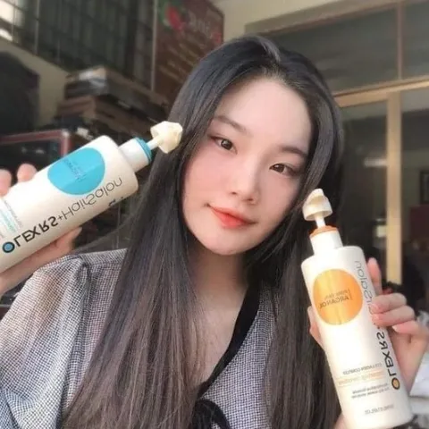 Bộ Dầu Gội Xả Olexrs Hair Salon Argan Oil Collagen Complex - Chăm Sóc Tóc Khô Xơ, Phục Hồi Tóc Gãy Rụng (2 Chai x 500ml)