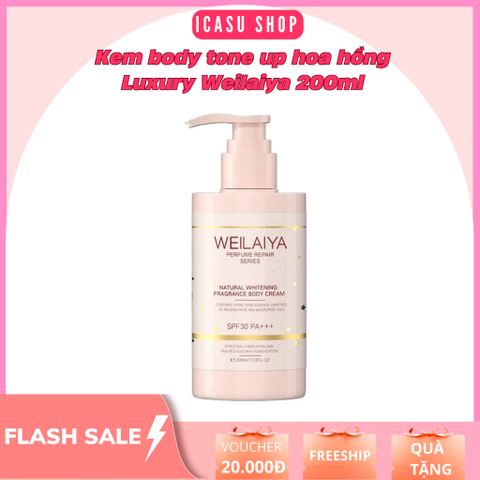 Kem Dưỡng Trắng Da Hoa Hồng Luxury Weilaiya 200ml - Chống Nắng SPF 30, Dưỡng ẩm, Làm Sáng Da Mỗi Ngày
