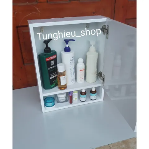 Tủ Đựng Mỹ Phẩm Treo Tường Sang Trọng A11 - Thiết Kế Tiện Lợi, Đã Lắp Sẵn Cho Phòng Ngủ, Phòng Tắm, Phòng Bếp