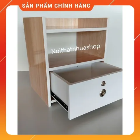 Tủ Đầu Giường 1 Ngăn Kéo Màu Gỗ Sồi - Đã Lắp Ráp Sẵn, Tiện Lợi Cho Phòng Ngủ, Chất Liệu Nhựa Cao Cấp, Gọn Gàng, Sang Trọng