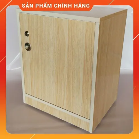 Tủ Đựng Đồ Đa Năng Có Bánh Xe Khóa Gỗ Sồi - Tiện Lợi, Đã Lắp Sẵn, Dễ Di Chuyển, Chất Lượng Cao, Thiết Kế Hiện Đại