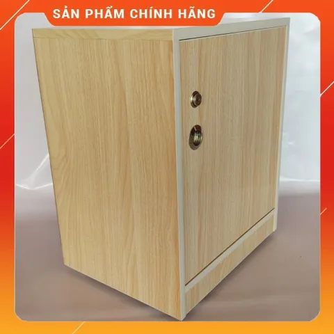 Tủ Đựng Đồ Đa Năng Có Bánh Xe Khóa Gỗ Sồi - Tiện Lợi, Đã Lắp Sẵn, Dễ Di Chuyển, Chất Lượng Cao, Thiết Kế Hiện Đại