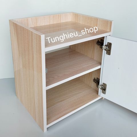Táp đầu giường nhựa cao cấp 2 ngăn có khóa A08 - Thiết kế hiện đại, chống ẩm mốc, sẵn sàng sử dụng, hoàn hảo cho phòng ngủ.