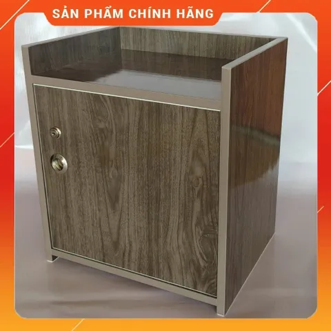 Tủ Đầu Giường 2 Ngăn Cánh Mở Gỗ Óc Chó - Đã Lắp Sẵn, An Toàn, Tiện Dụng Cho Phòng Ngủ, Chống Nước, Không Mối Mọt