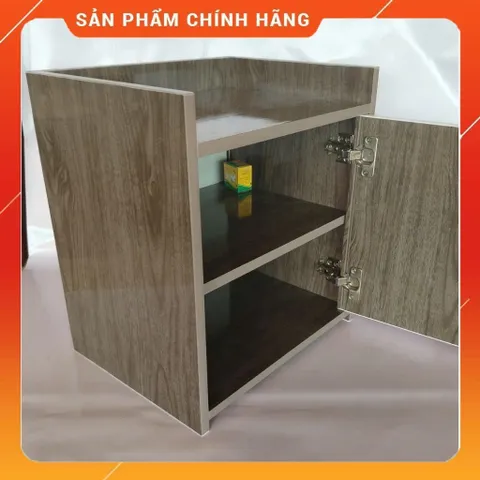 Tủ Đầu Giường 2 Ngăn Cánh Mở Gỗ Óc Chó - Đã Lắp Sẵn, An Toàn, Tiện Dụng Cho Phòng Ngủ, Chống Nước, Không Mối Mọt