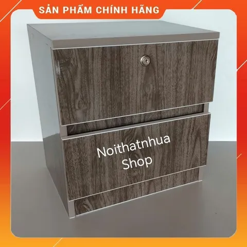 Tủ Đầu Giường 2 Ngăn Kéo Gỗ Óc Chó Cao Cấp - Đã Lắp Sẵn, Dễ Dàng Vệ Sinh, An Toàn, Tiện Lợi Cho Phòng Ngủ