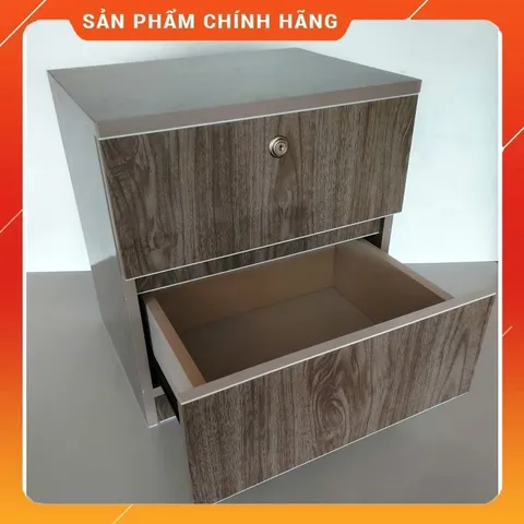 Tủ Đầu Giường 2 Ngăn Kéo Gỗ Óc Chó Cao Cấp - Đã Lắp Sẵn, Dễ Dàng Vệ Sinh, An Toàn, Tiện Lợi Cho Phòng Ngủ