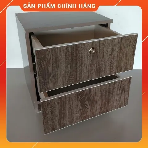 Tủ Đầu Giường 2 Ngăn Kéo Gỗ Óc Chó Cao Cấp - Đã Lắp Sẵn, Dễ Dàng Vệ Sinh, An Toàn, Tiện Lợi Cho Phòng Ngủ