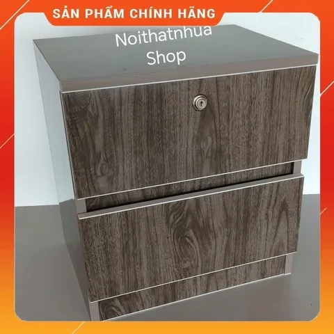 Tủ Đầu Giường 2 Ngăn Kéo Gỗ Óc Chó Cao Cấp - Đã Lắp Sẵn, Dễ Dàng Vệ Sinh, An Toàn, Tiện Lợi Cho Phòng Ngủ