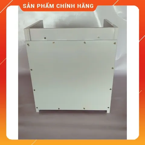 Tủ Đầu Giường Cao Cấp 1 Ngăn Kéo Có Khóa - Nhựa Bóng Mịn Màu Trắng Đã Lắp Sẵn, Tiện Lợi Cho Phòng Ngủ