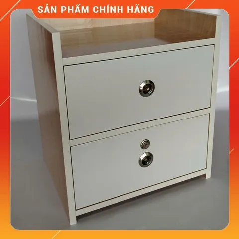 Tủ Đầu Giường 2 Ngăn Kéo Cao Cấp Gỗ Sồi - Hàng Loại 1 Đã Lắp Sẵn, Tiện Lợi và Sang Trọng Cho Phòng Ngủ