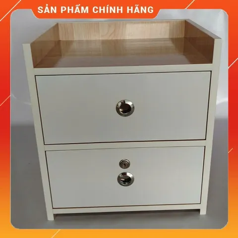 Tủ Đầu Giường 2 Ngăn Kéo Cao Cấp Gỗ Sồi - Hàng Loại 1 Đã Lắp Sẵn, Tiện Lợi và Sang Trọng Cho Phòng Ngủ