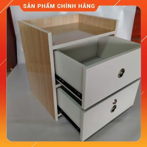 Tủ Đầu Giường 2 Ngăn Kéo Cao Cấp Gỗ Sồi - Hàng Loại 1 Đã Lắp Sẵn, Tiện Lợi và Sang Trọng Cho Phòng Ngủ