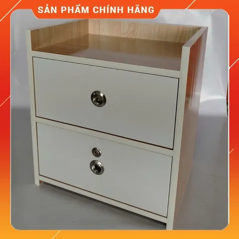 Tủ Đầu Giường 2 Ngăn Kéo Cao Cấp Gỗ Sồi - Hàng Loại 1 Đã Lắp Sẵn, Tiện Lợi và Sang Trọng Cho Phòng Ngủ