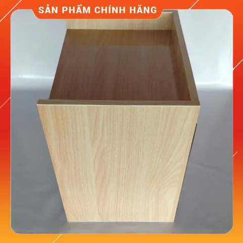 Tủ Đầu Giường 2 Ngăn Cánh Mở Màu Gỗ Sồi Trắng - Tiện Ích Trang Trí Phòng Ngủ, Hàng Đã Lắp Sẵn Chất Lượng Cao