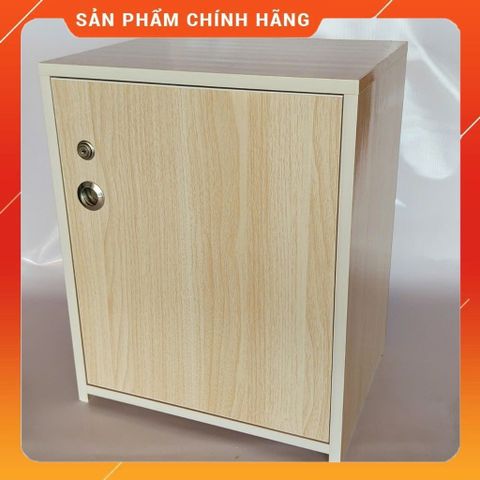 Tủ Đựng Đồ 3 Ngăn Cánh Mở Màu Gỗ Sồi - Đã Lắp Sẵn, Chất Liệu Nhựa Cao Cấp, Tiện Lợi và Sang Trọng cho Không Gian Sống
