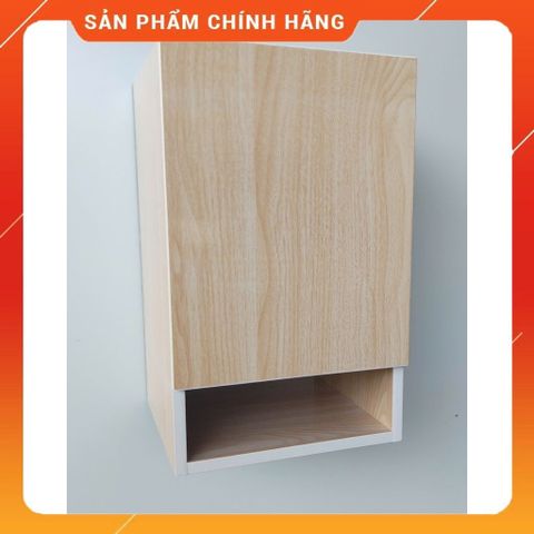 Tủ đồ treo tường chất liệu nhựa cao cấp màu gỗ sồi KT 50x33x31 [ ĐÃ LẮP SẴN ] Hàng loại 1