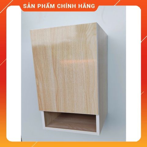 Tủ đồ treo tường chất liệu nhựa cao cấp màu gỗ sồi KT 50x33x31 [ ĐÃ LẮP SẴN ] Hàng loại 1