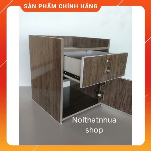 Tủ Đầu Giường Cao Cấp Gỗ Óc Chó - Thiết Kế Hiện Đại, Đã Lắp Sẵn, Phù Hợp Với Mọi Không Gian Nội Thất