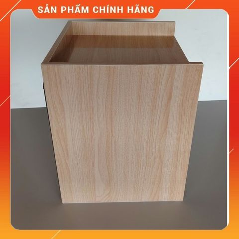 Tủ Đầu Giường Cỡ Lớn Đỉnh Lõm 50x40x40 Màu Gỗ Sồi - Đã Lắp Sẵn, Tiện Lợi, Sang Trọng, Hàng Loại 1