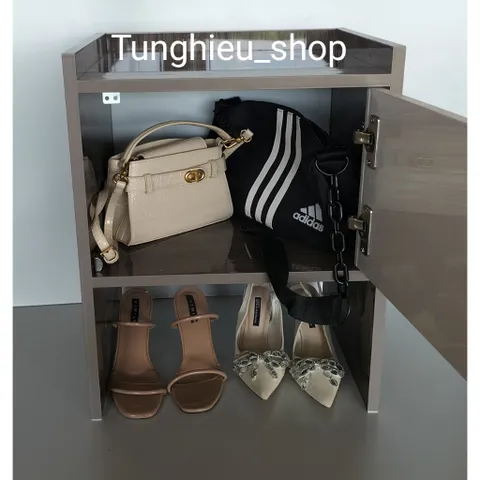 Tủ Đựng Đồ Đa Năng Chân Cao Cánh Mở A05 - Nội Thất Cao Cấp, Dễ Dàng Vệ Sinh, Thiết Kế Thông Minh, Gọn Gàng Tiện Lợi