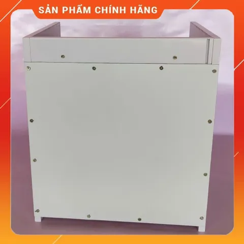 Tủ Đầu Giường 2 Ngăn Màu Trắng - Hàng Đã Lắp Sẵn, Chất Liệu Nhựa Nội Thất Cao Cấp, Bóng Mịn, Khóa An Toàn