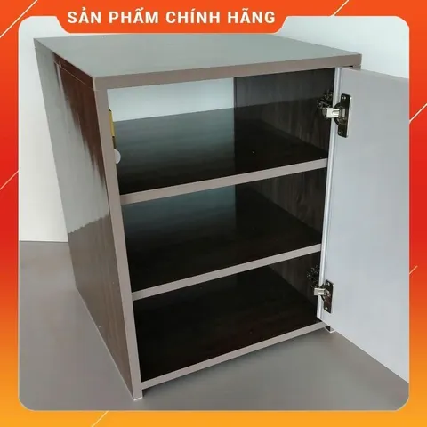 Tủ Đựng Đồ 3 Ngăn Cỡ Lớn Màu Gỗ Óc Chó Trắng - Nội Thất Tiện Lợi, Sang Trọng, Đã Lắp Sẵn, Dễ Lau Chùi, Khóa An Toàn