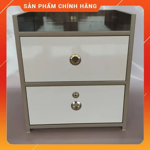 Tủ Đầu Giường Gỗ Óc Chó 2 Ngăn Kéo Có Khóa - Đồ Nội Thất Cao Cấp [Đã Lắp Sẵn] Thích Hợp Trang Trí Phòng Ngủ