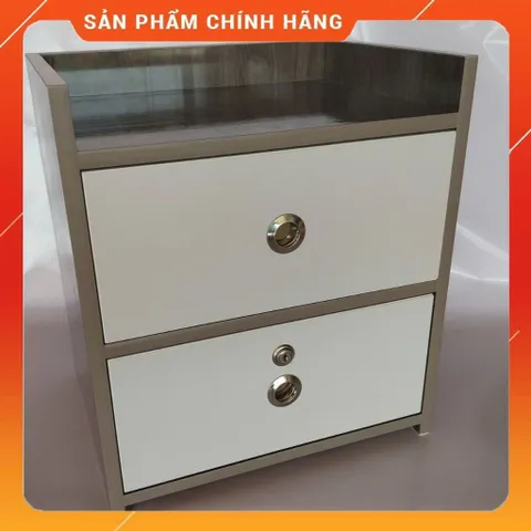 Tủ Đầu Giường Gỗ Óc Chó 2 Ngăn Kéo Có Khóa - Đồ Nội Thất Cao Cấp [Đã Lắp Sẵn] Thích Hợp Trang Trí Phòng Ngủ