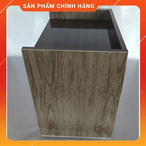 Tủ Đầu Giường 2 Ngăn Cánh Mở Màu Gỗ Óc Chó Tráng Mịn - Sản Phẩm Đã Lắp Sẵn Tiện Lợi Cho Phòng Ngủ