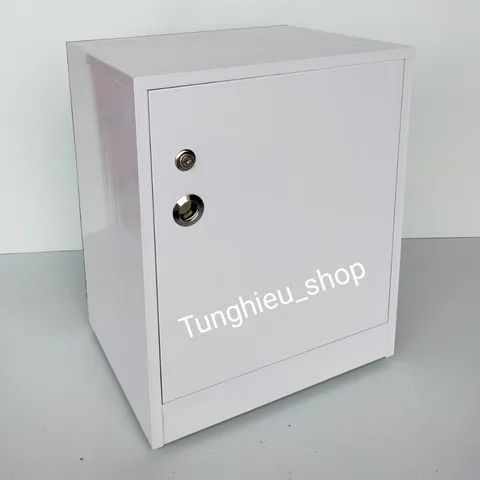 Tủ đựng đồ di động có bánh xe,có khóa sang trọng, tiện lợi [đã lắp sẵn] [ không lộ bánh xe ] A07