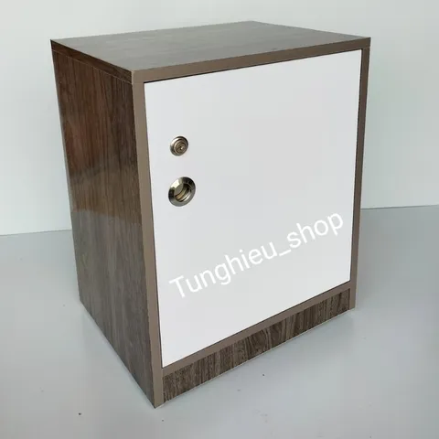 Tủ đựng đồ di động có bánh xe,có khóa sang trọng, tiện lợi [đã lắp sẵn] [ không lộ bánh xe ] A07