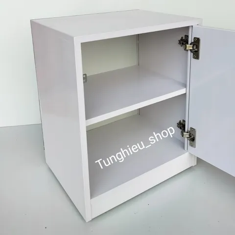 Tủ đựng đồ di động có bánh xe,có khóa sang trọng, tiện lợi [đã lắp sẵn] [ không lộ bánh xe ] A07