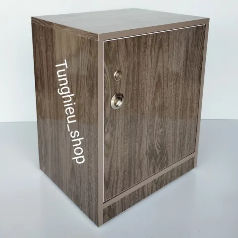 Tủ đựng đồ di động có bánh xe,có khóa sang trọng, tiện lợi [đã lắp sẵn] [ không lộ bánh xe ] A07