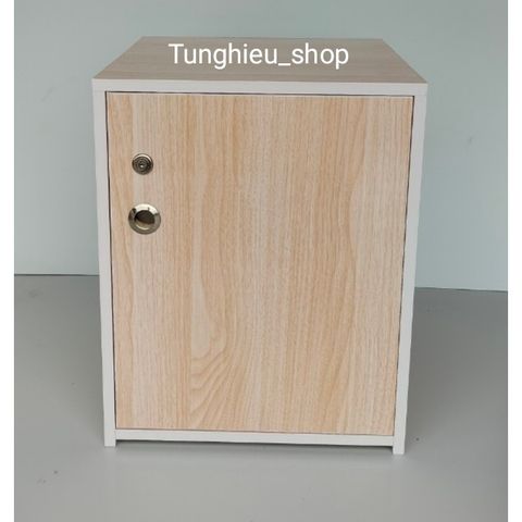 Tủ Đựng Đồ 3 Ngăn Sang Trọng KT 50x40x40, Có Khóa An Toàn - Đã Lắp Sẵn, Tiện Lợi Cho Không Gian Sống Gọn Gàng