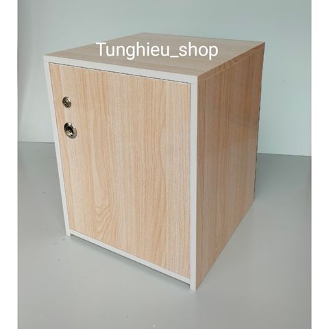 Tủ Đựng Đồ 3 Ngăn Sang Trọng KT 50x40x40, Có Khóa An Toàn - Đã Lắp Sẵn, Tiện Lợi Cho Không Gian Sống Gọn Gàng