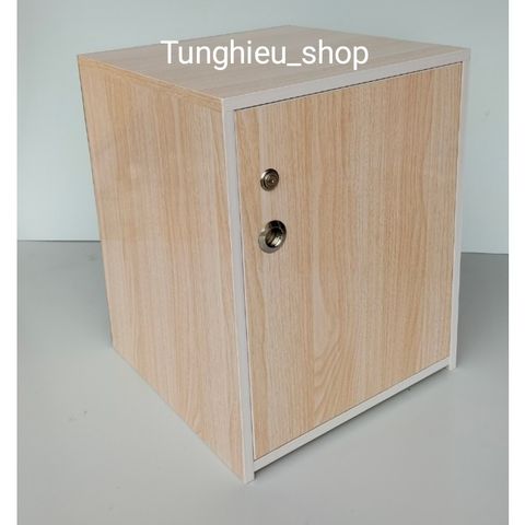 Tủ Đựng Đồ 3 Ngăn Sang Trọng KT 50x40x40, Có Khóa An Toàn - Đã Lắp Sẵn, Tiện Lợi Cho Không Gian Sống Gọn Gàng