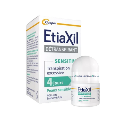 ( Nhập khẩu chính ngạch, có tem) Lăn khử mùi chuyên dụng Détranspirant Sensitive H/15ml ETIAXIL Thương hiệu: Etiaxil