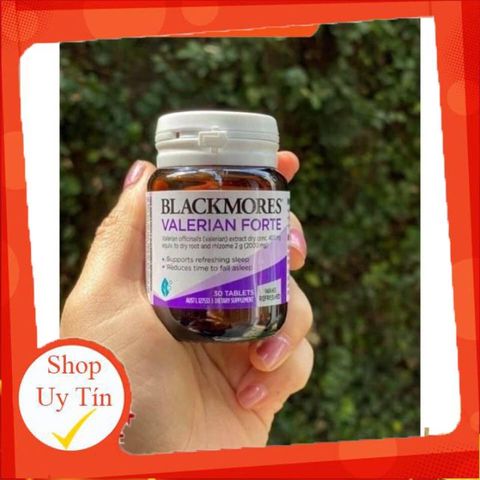 Viên Uống Hỗ Trợ Ngủ Ngon Blackmores Valerian Forte 2000mg - Giải Pháp Cho Mất Ngủ, Giúp Ngủ Say và Thư Giãn Tinh Thần 30 Viên