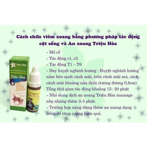 Xoang Triệu Hoà - Sản phẩm hỗ trợ vệ sinh mũi họng hàng ngày, giảm viêm họng, an toàn và hiệu quả cho sức khỏe hệ hô hấp
