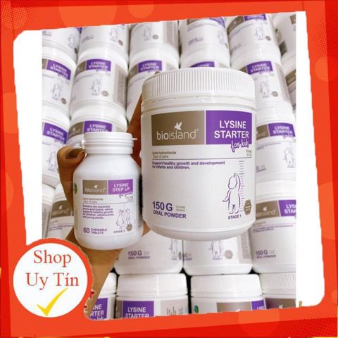 BIO LYSINE Viên Tăng Chiều Cao Cho Bé - Sản Phẩm Chính Hãng Úc Hỗ Trợ Phát Triển Chiều Cao và Cân Nặng, 60 Viên
