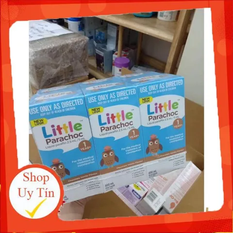 Siro táo bón Little Parachoc Úc - Giúp bé đi vệ sinh dễ dàng, hương socola thơm ngon, an toàn và hiệu quả cho trẻ từ 1 đến 12 tuổi