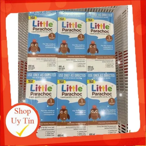 Siro táo bón Little Parachoc Úc - Giúp bé đi vệ sinh dễ dàng, hương socola thơm ngon, an toàn và hiệu quả cho trẻ từ 1 đến 12 tuổi